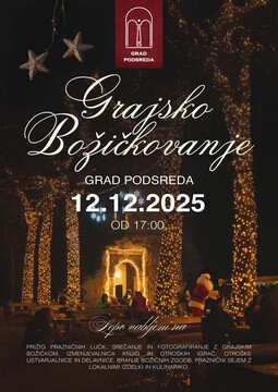 Vabilo plakat Grajsko Božičkovanje 12 dec 2025